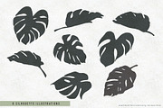 Monstera Leaf Vectors and Patterns, an Object Graphic by Fire Spark Studio (Thumbnail 4 of 6)