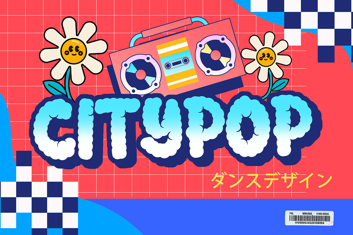 Child Candy CityPop Display Font, a Handwritten Font by dansdesign (Photo 5 of 6)