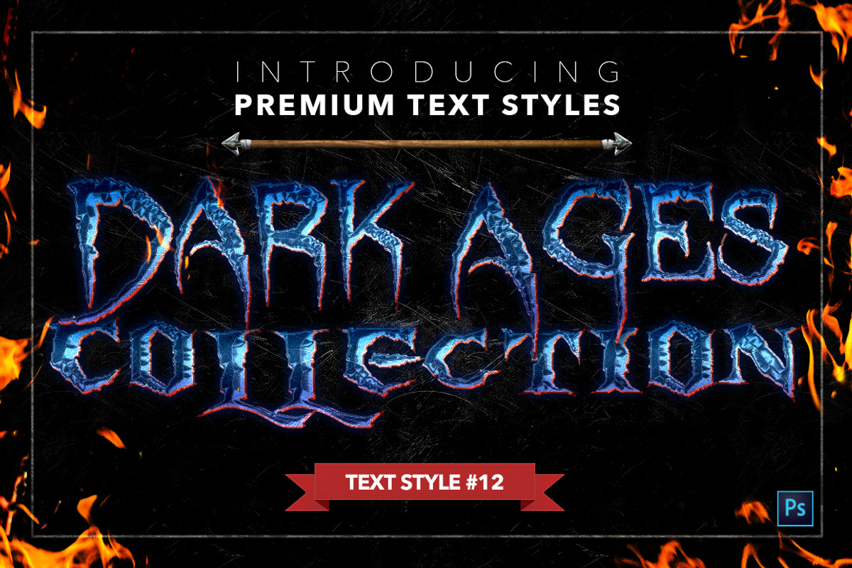 Dark Ages #2 - Text Styles, a Layer Style Add-On by Jonas Stensgaard (Photo 13 of 28)