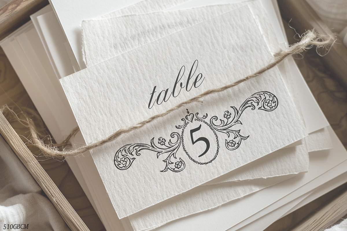 Baroque clip art elements vector, a Decorative Illustration by GrafikBoutique (Photo 3 of 6)