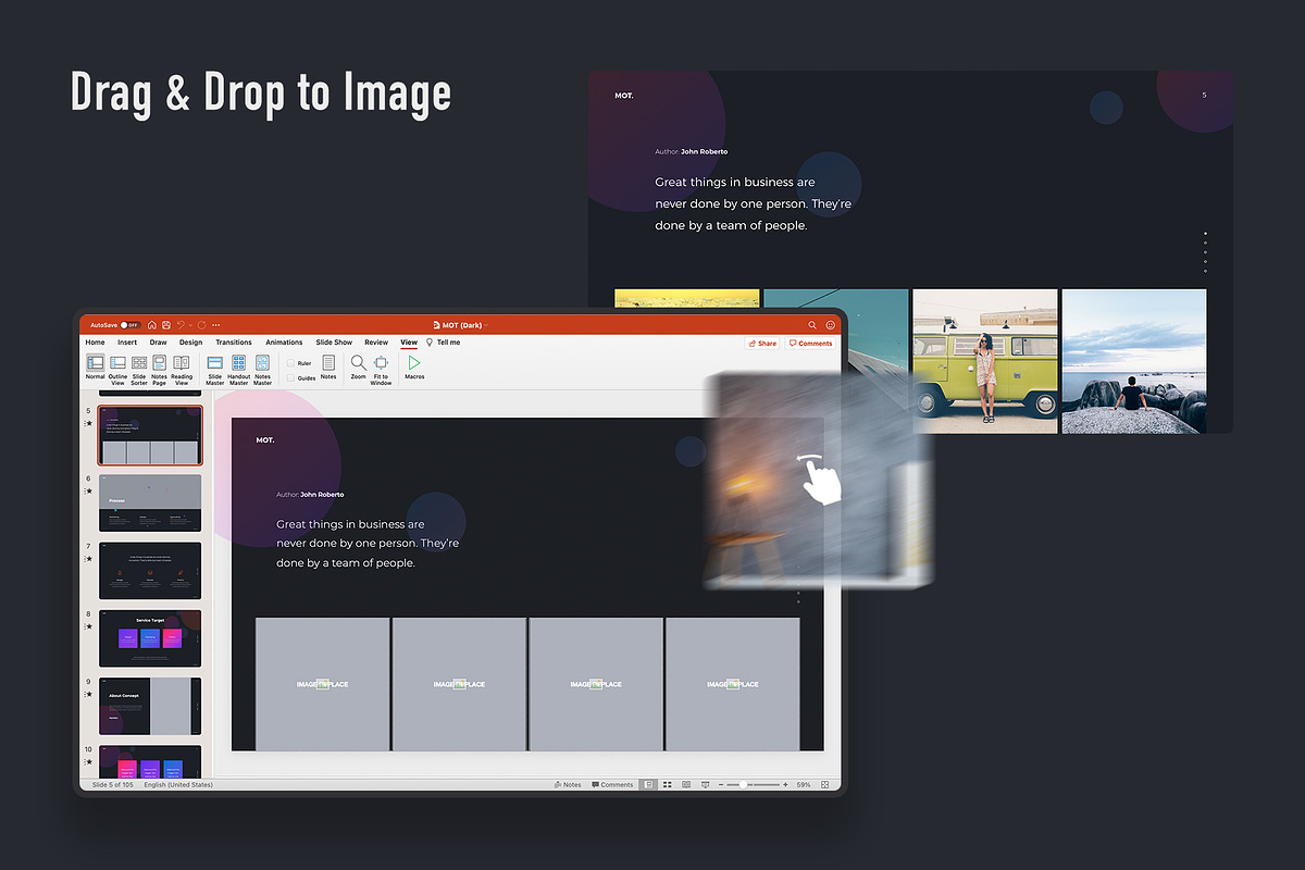 Motion - Colored & Creative Template, a Presentation Template by UDEA Store (Photo 5 of 18)