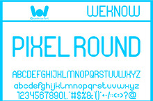 Pixel Round font