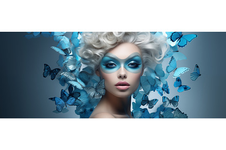 Young Girl with Butterflies, a Beauty & Fashion Photo by BazziBa♥