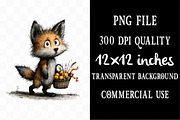 Summer Animals Whimsical Clipart, an Animal Illustration by Designking (Thumbnail 4 of 5)