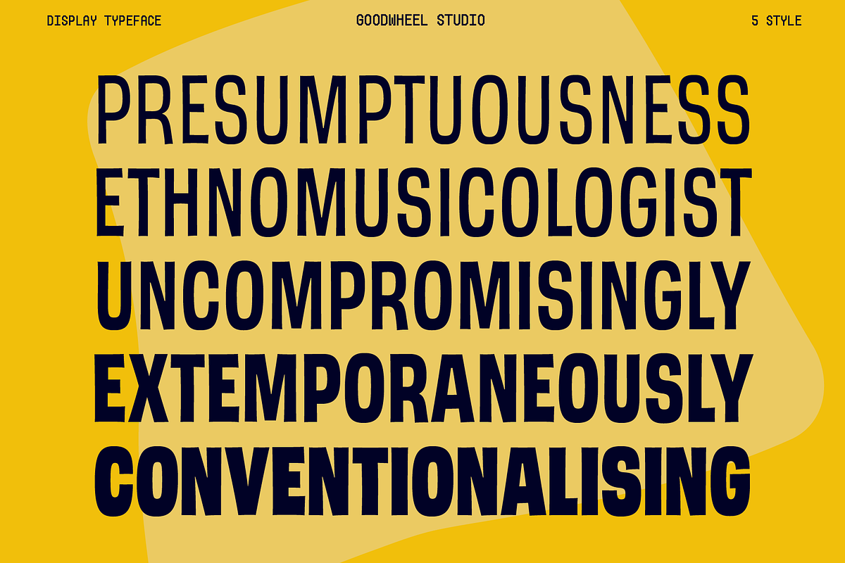 GW Swingstar, a Sans Serif Font by Goodwheel Studio (Photo 12 of 13)