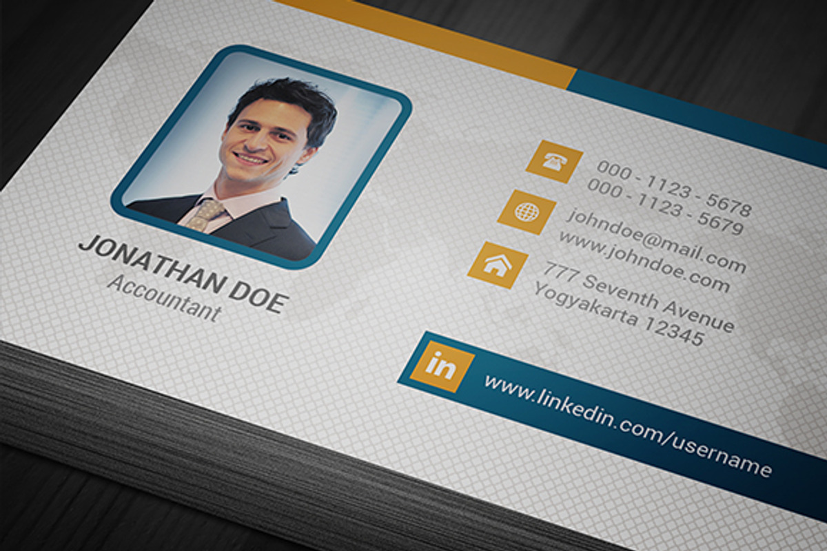 Professional Business Card, a Business Card Template by InfinityArt (Photo 3 of 4)