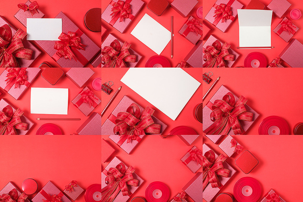 40 Red Gift Box Stock Image, a Books & Magazine Mockup by FWStudio (Photo 6 of 7)