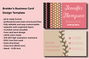 Braider's Business Card  Template, a Business Card Template by Kseniya-Omega (Thumbnail 2 of 5)