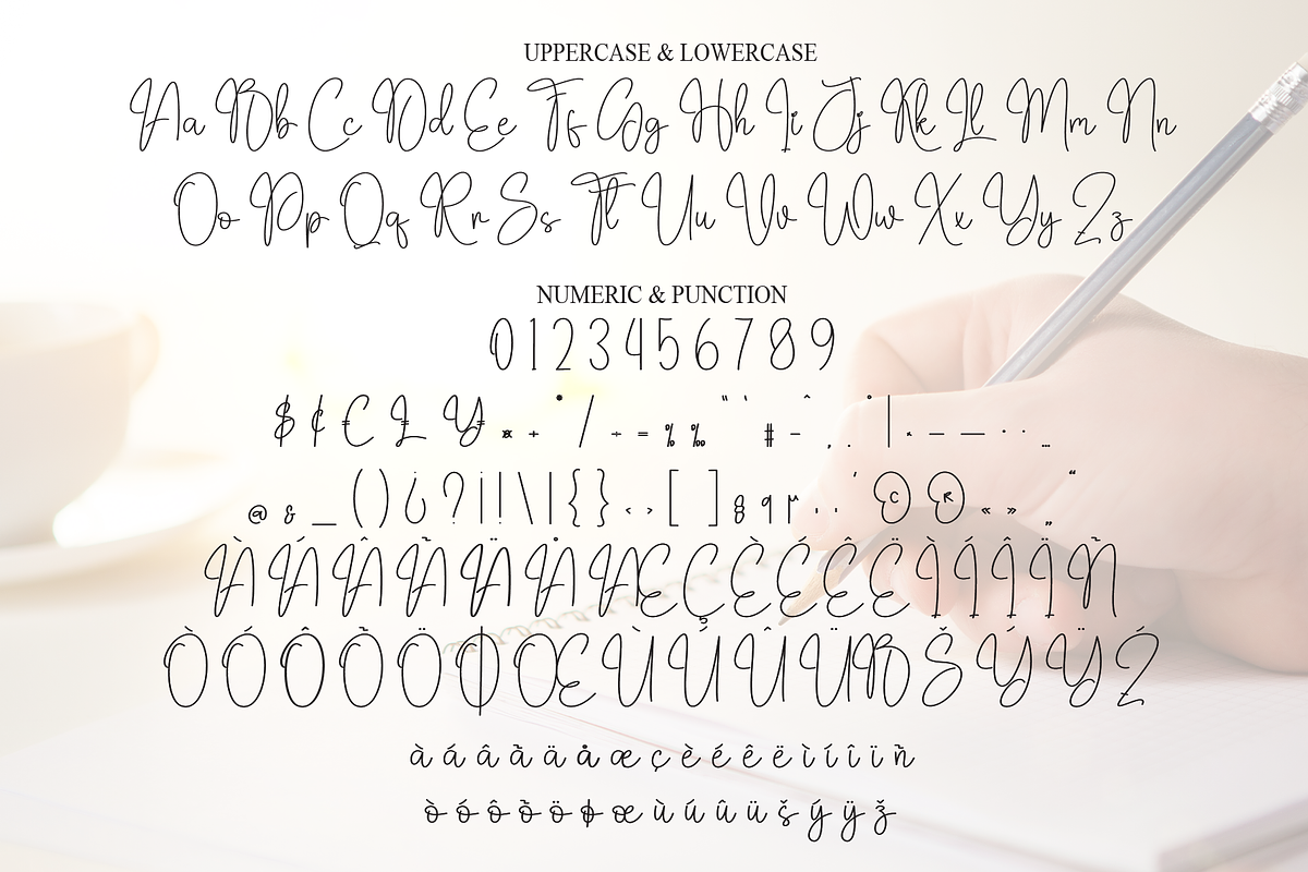 Angela Signature | Script Font, a Handwritten Font by Scratchones (Photo 7 of 9)