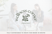 Podcast Logo Kit Canva Template, a Branding & Logo Template by BrandhavenStudio (Thumbnail 2 of 11)