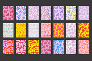 GROOVY PATTERNS. Y2K VECTOR TEXTURES