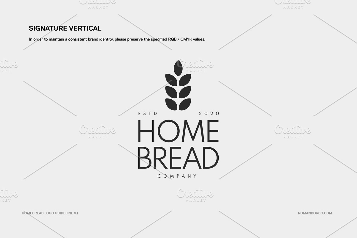 Home Bread Brand Bakery, Pastry Logo, a Branding & Logo Template by Bordo (Photo 5 of 11)