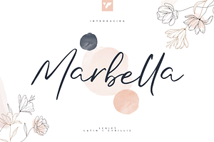 Marbella Script - 3 weights, a Script Font by VP Fonts