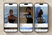 ROMY II: IG PORTRAIT 4:5 TEMPLATE, a Social Media Template by Alice Revel Co (Thumbnail 2 of 12)
