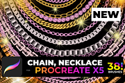 38! Chain, Necklace for PROCREATE X5, a Brush Add-On by Graphics Resources (Thumbnail 7 of 8)