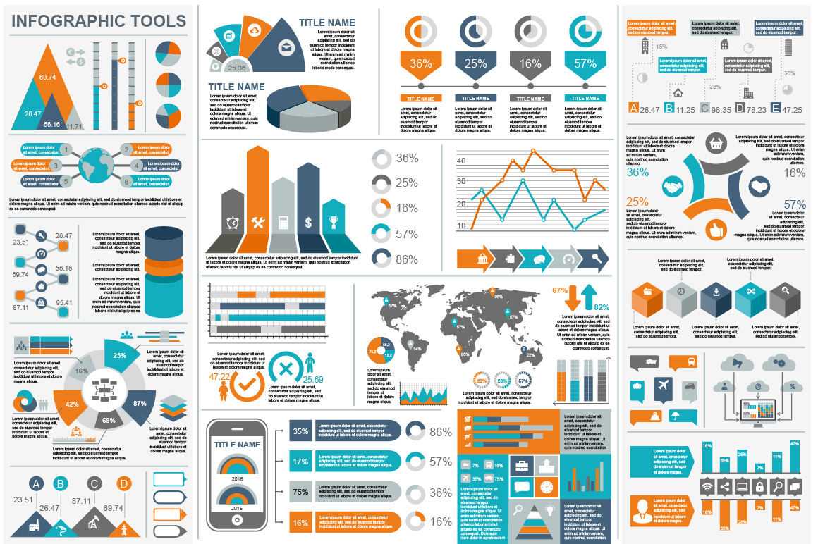 Infographic Elements | Presentation Templates ~ Creative Market