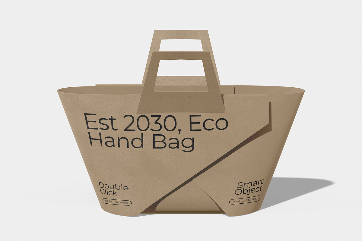 Eco Hand Bag Mockup, a Packaging Mockup by Unerispace (Photo 2 of 5)