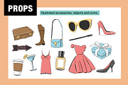 Fashion Illustration Collection, an Object Illustration by Wingsart Studio (Thumbnail 6 of 9)