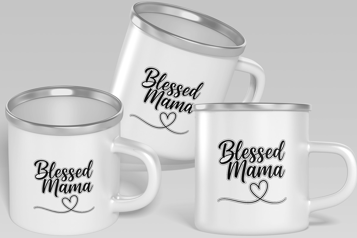 Blessed Mama Shirt T-Shirt Design, an Object Illustration by Ghagra (Photo 4 of 7)