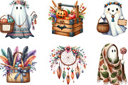 Boho Halloween Trick or Treat PNG, an Illustration by Designking (Thumbnail 2 of 4)