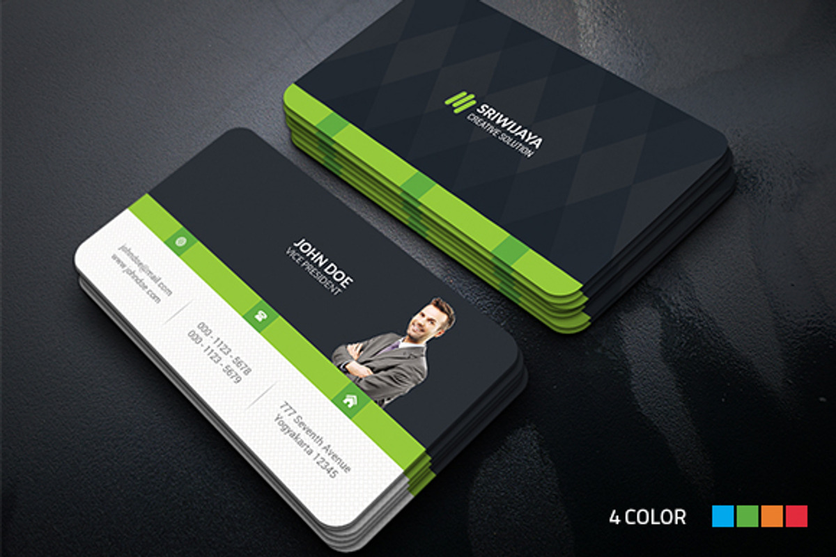 Creative Corporate Business Card, a Business Card Template by InfinityArt (Photo 1 of 4)