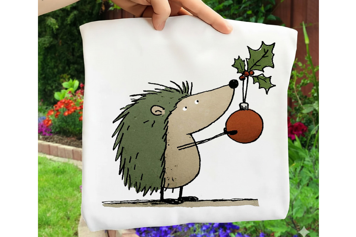Hand Drawn Christmas Animals Clipart, an Illustration by OK Design (Photo 5 of 6)