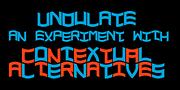 Undulate, a Sans Serif Font by Ingrimayne Type (Thumbnail 1 of 6)