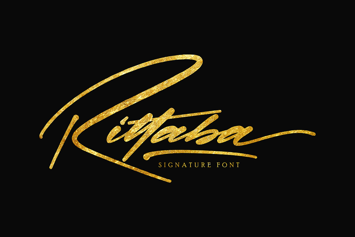 Rittaba, a Script Font by pineungtype (Photo 1 of 6)
