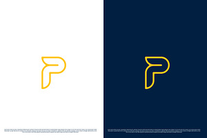 Letter P Monogram Logo Design Icon, a Branding & Logo Template by Morvana Crew