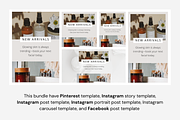 Skincare Canva Social Media Bundle, a Marketing Template by Snapybiz (Thumbnail 5 of 10)