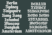 Firethron – Organic Blackletter Type, a Blackletter Font by Arendxstudio (Thumbnail 7 of 9)