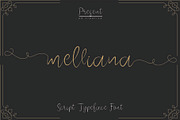 melliana, a Script Font by edcreative (Thumbnail 1 of 4)