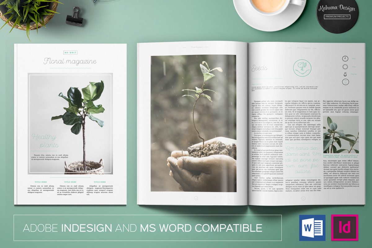 Floral Magazine, a Magazine Template by Kahuna Design (Photo 1 of 13)