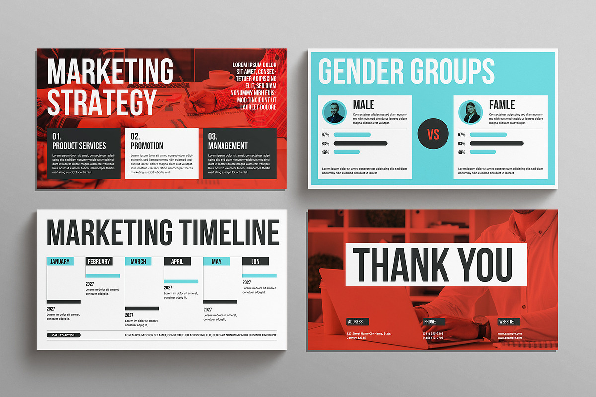 Marketing Plan Presentation Template, a Presentation Template by E-Type (Photo 5 of 5)