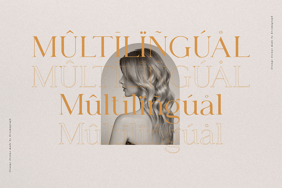 Orange Avenue | Ligature Serif Font, a Serif Font by Krismagraph (Photo 9 of 12)