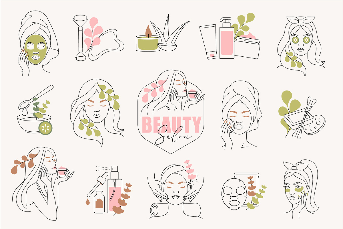 Minimal boho branding kit preview 7