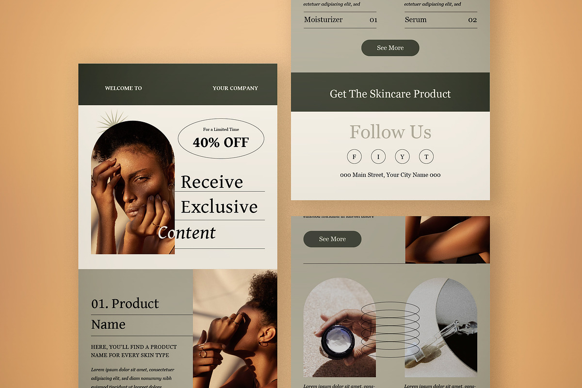 Simple Email Newsletter, an Email Template by graphicook (Photo 2 of 3)