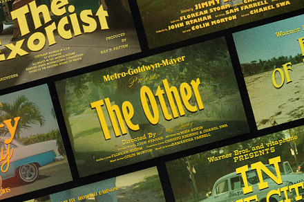 Vintage Movie Titles, a Design Template by Pixflow