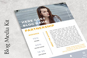 Blog Media Kit · 3 pages, a Resume Template by Eternel Design Studio (Thumbnail 1 of 4)