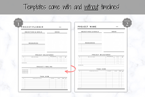 Project Planner Printable Bundle!