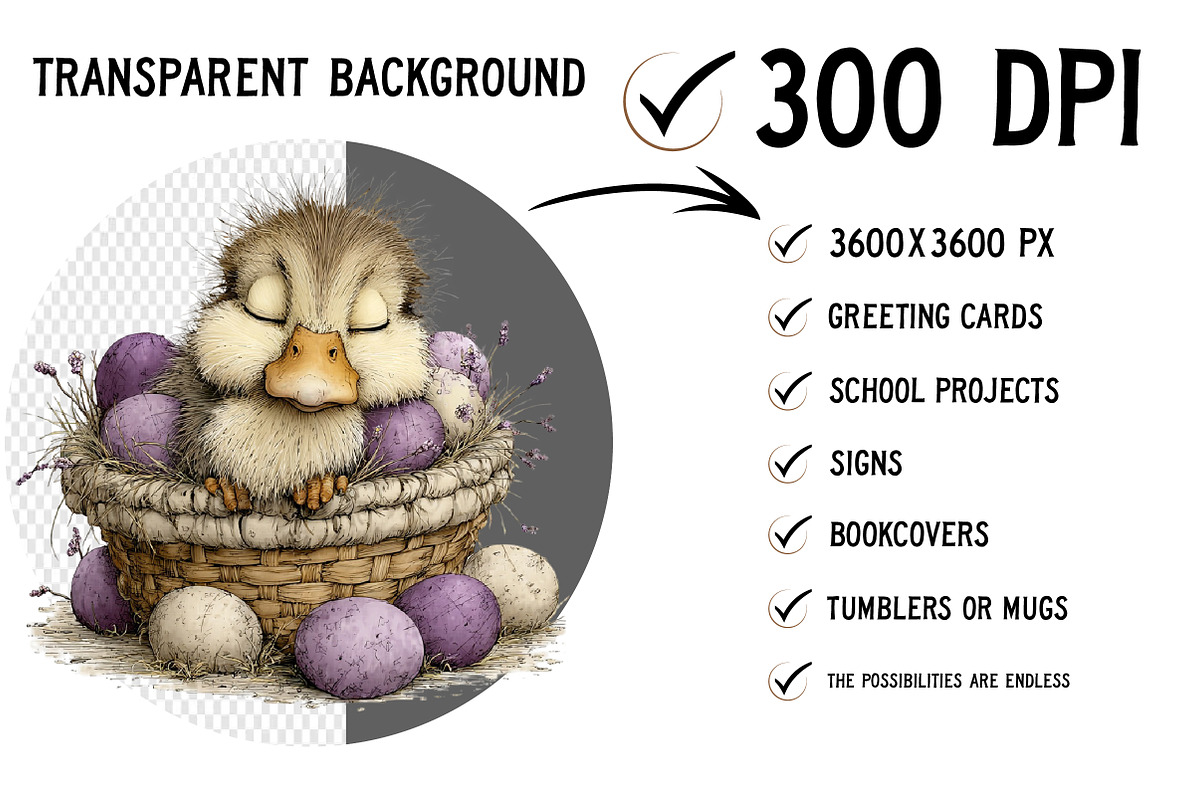 Whimsical Easter Animals Clipart, an Illustration by Craft Nest (Photo 2 of 12)