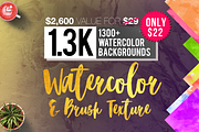 1300 Watercolor and Brush Texture, a Texture Graphic by AN Productions (Thumbnail 54 of 54)