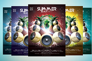 Summer Party Flyers Bundle, a Flyer Template by CREATIVE DUDE (Thumbnail 8 of 18)