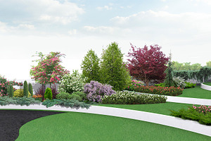 Scenery style estate landscaping containing landscape, design, and landscaping