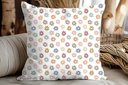 Vintage Watercolor Daisy Pattern, a Pattern Graphic by OwlAndFern (Thumbnail 7 of 13)