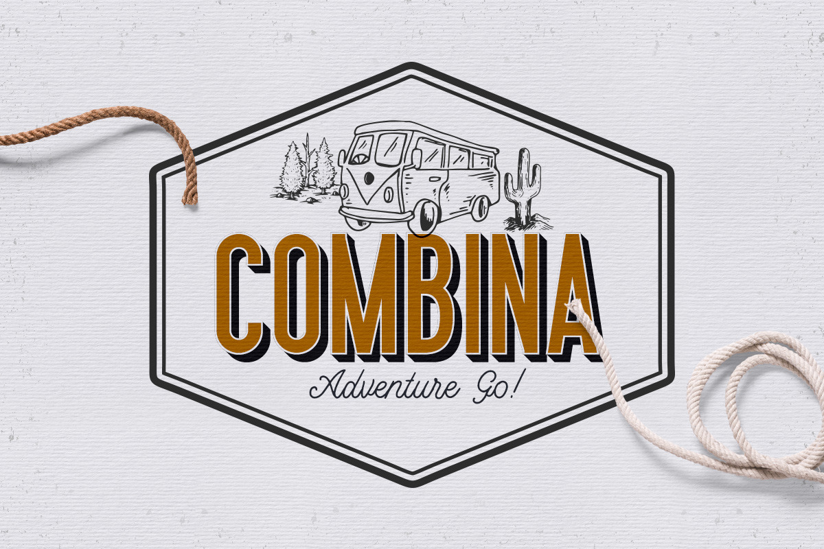 Bertobe - Layered Font (40% OFF) preview 6