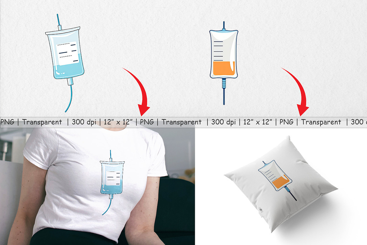 IV Drip Clipart, a Graphic by Artnoy (Photo 3 of 5)