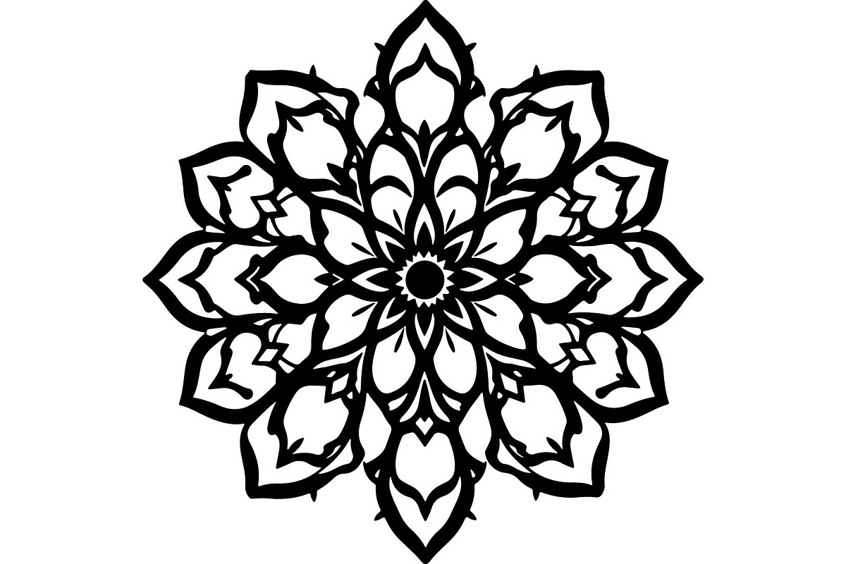 Mandala Pattern Laser Designs, an Object Graphic by Creativeshirt (Photo 6 of 7)