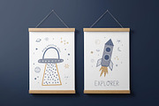 Cute Dinosaur Space Explorer, an Animal Illustration by Barkova Nadya (Thumbnail 5 of 6)