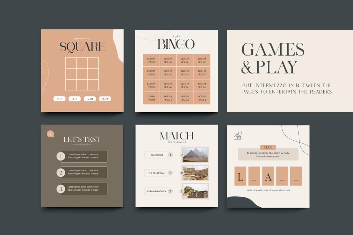 Instagram For eCourse Coach CANVA PS, a Social Media Template by Eviory (Photo 31 of 56)